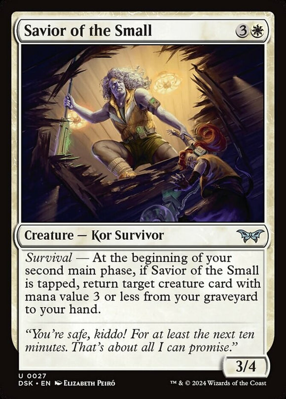 Savior of the Small - Duskmourn: House of Horror - English - NM - MTG