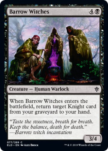 Barrow Witches - Throne of Eldraine - English - NM - MTG