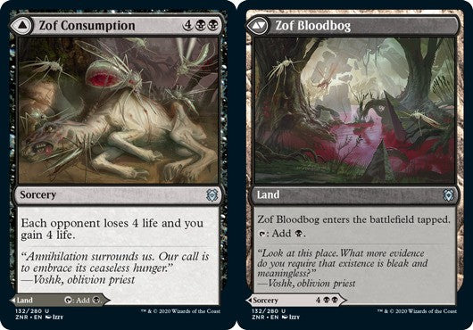 Zof Consumption // Zof Bloodbog - Zendikar Rising - English - NM - MTG