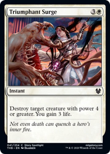 Triumphant Surge - Theros Beyond Death - English - NM - MTG