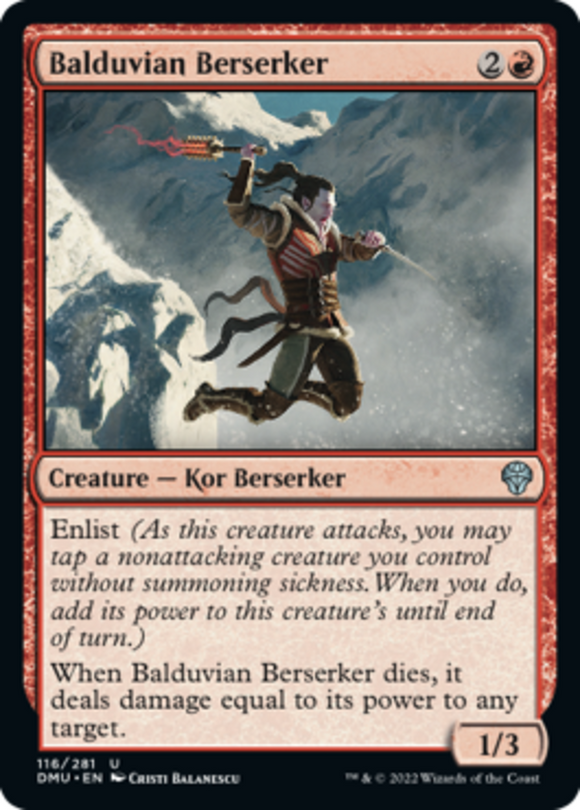 Balduvian Berserker - Dominaria United - English - NM - MTG