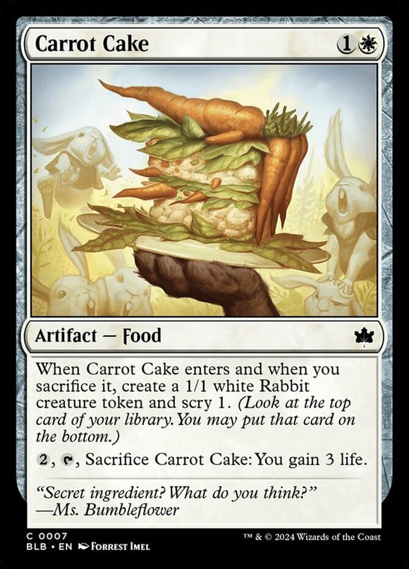 Carrot Cake - Bloomburrow - English - NM - MTG