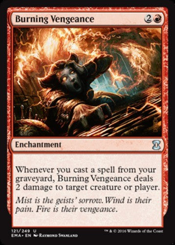 Burning Vengeance - Eternal Masters - English - NM - MTG