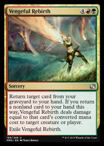 Vengeful Rebirth - Modern Masters 2015 - English - NM - MTG