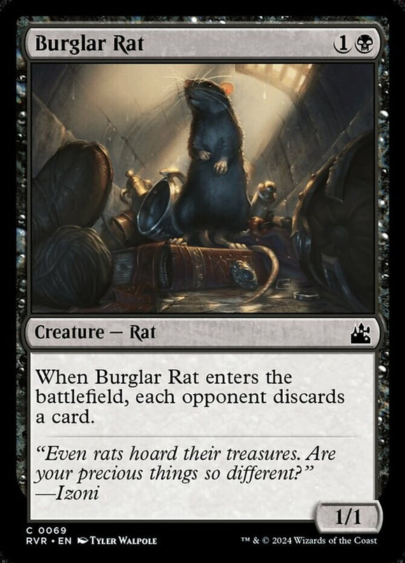 Burglar Rat - Ravnica Remastered - English - NM - MTG