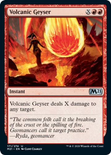 Volcanic Geyser - Core Set 2021 (M21) - English - NM - MTG