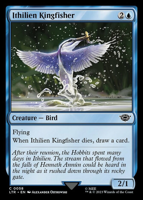 Ithilien Kingfisher - Lord of the Rings - English - NM - MTG
