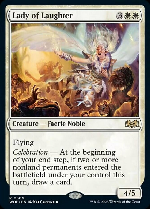 Lady of Laughter - Wilds of Eldraine - English - NM - MTG