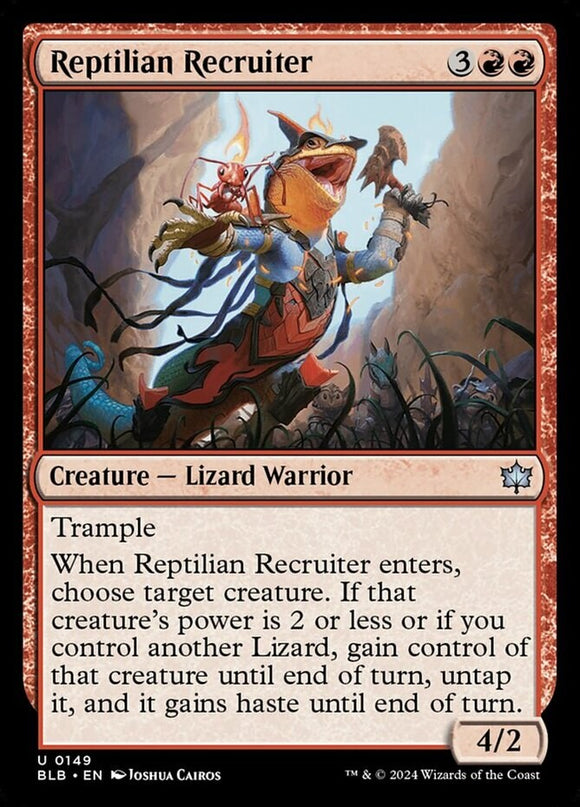 Reptilian Recruiter - Bloomburrow - English - NM - MTG