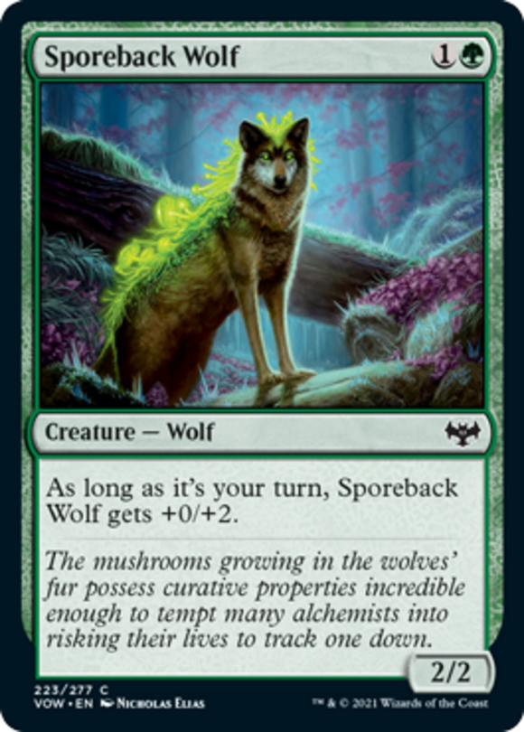 Sporeback Wolf - Innistrad: Crimson Vow - English - NM - MTG