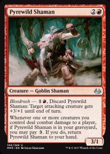 Pyrewild Shaman - Modern Masters 2017 - English - NM - MTG