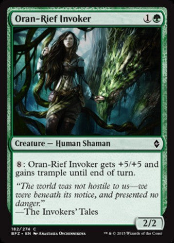 Oran-Rief Invoker - Battle for Zendikar - English - NM - MTG