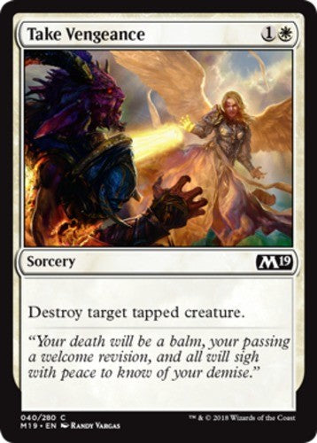 Take Vengeance - Core Set 2019 (M19) - English - NM - MTG