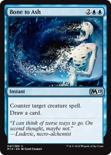 Bone to Ash - Core Set 2019 (M19) - English - NM - MTG