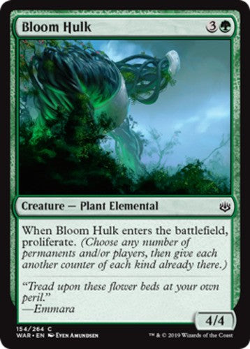 Bloom Hulk - War Of The Spark - English - NM - MTG