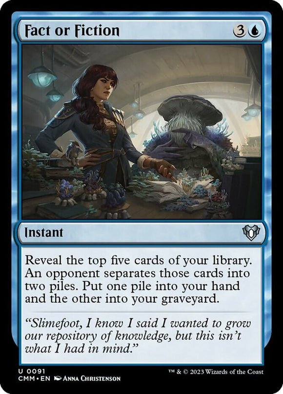 Fact or Fiction - Commander Masters - English - NM - MTG