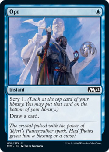 Opt - Core Set 2021 (M21) - English - NM - MTG