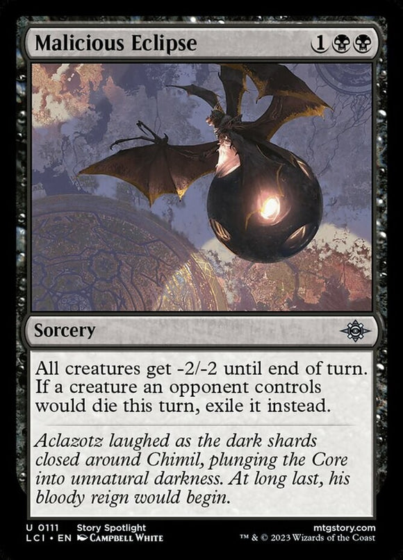 Malicious Eclipse - Lost Caverns of Ixalan - English - NM - MTG