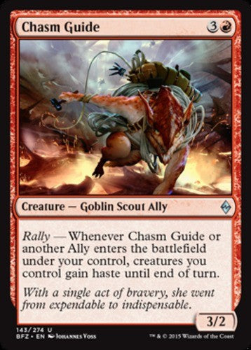 Chasm Guide - Battle for Zendikar - English - NM - MTG