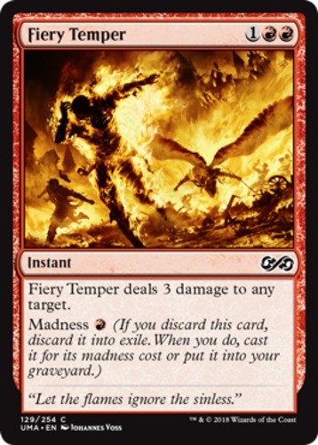 Fiery Temper - Ultimate Masters - English - NM - MTG