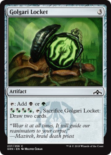Golgari Locket - Guilds of Ravnica - English - NM - MTG