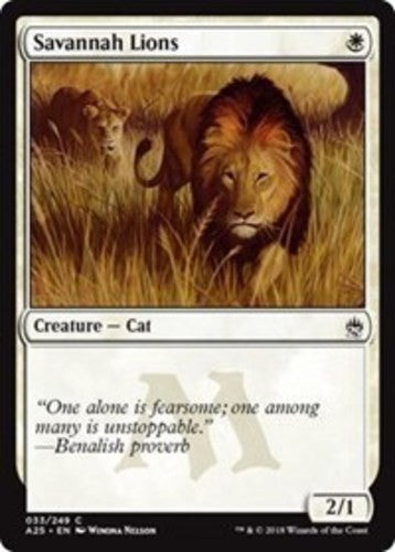 Savannah Lions - Masters 25 - English - NM - MTG