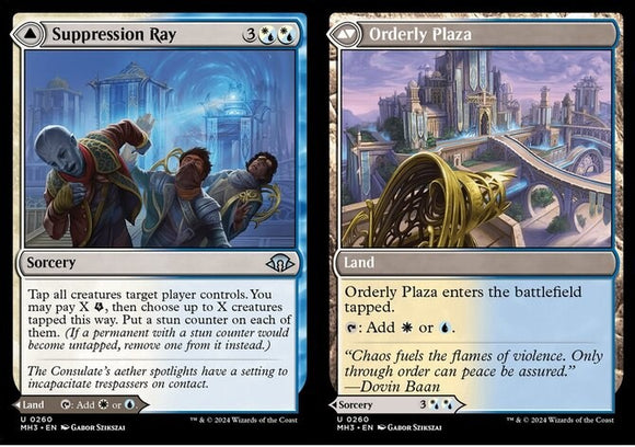 Suppression Ray // Orderly Plaza - Modern Horizons 3 - English - NM - MTG