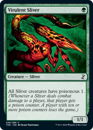 Virulent Sliver - Time Spiral Remastered - English - NM - MTG