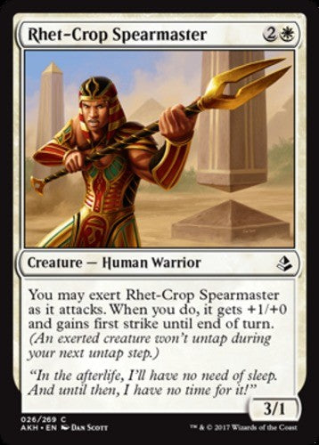 Rhet-Crop Spearmaster - Amonkhet - English - NM - MTG