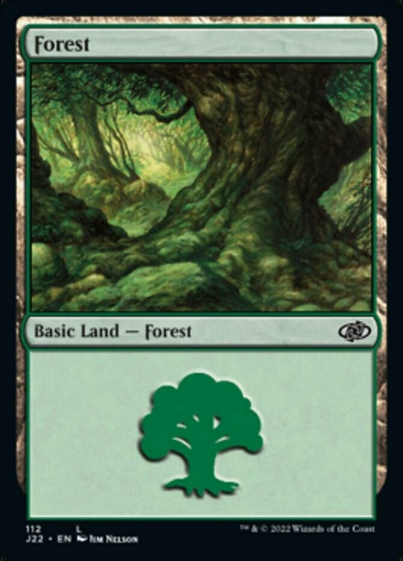Forest (112) - Jumpstart 2022 - English - NM - MTG