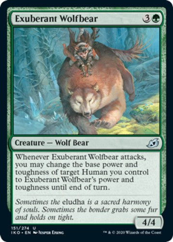 Exuberant Wolfbear - Ikoria: Lair of Behemoths - English - NM - MTG