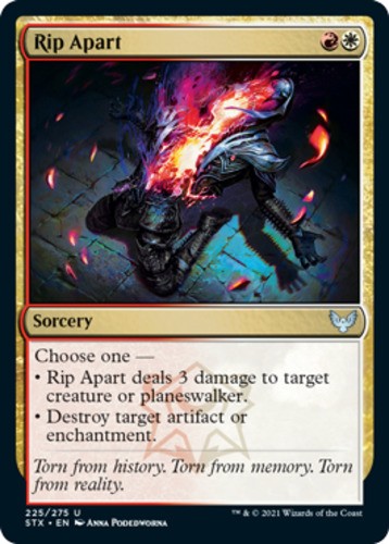 Rip Apart - Strixhaven: School of Mages - English - NM - MTG