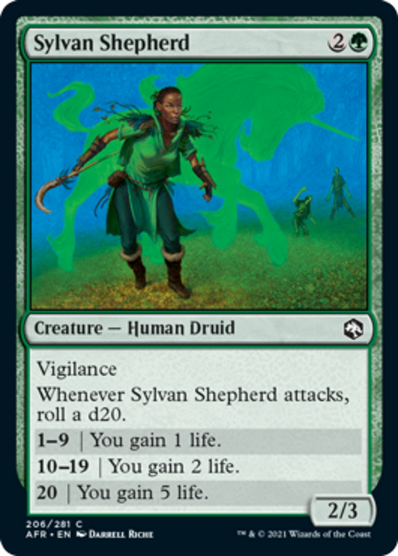Sylvan Shepherd - Forgotten Realms - English - NM - MTG