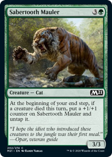 Sabertooth Mauler - Core Set 2021 (M21) - English - NM - MTG