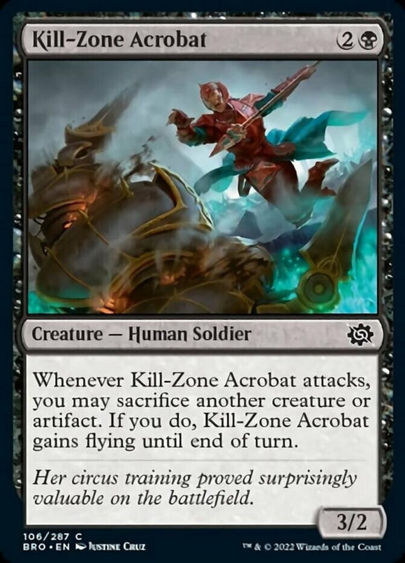 Kill-Zone Acrobat - The Brothers' War - English - NM - MTG