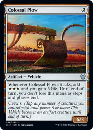 Colossal Plow - Kaldheim - English - NM - MTG