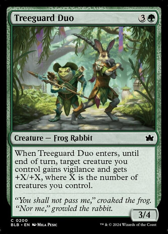 Treeguard Duo - Bloomburrow - English - NM - MTG