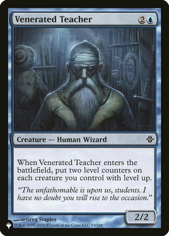Venerated Teacher - The List - The List - English - NM - MTG