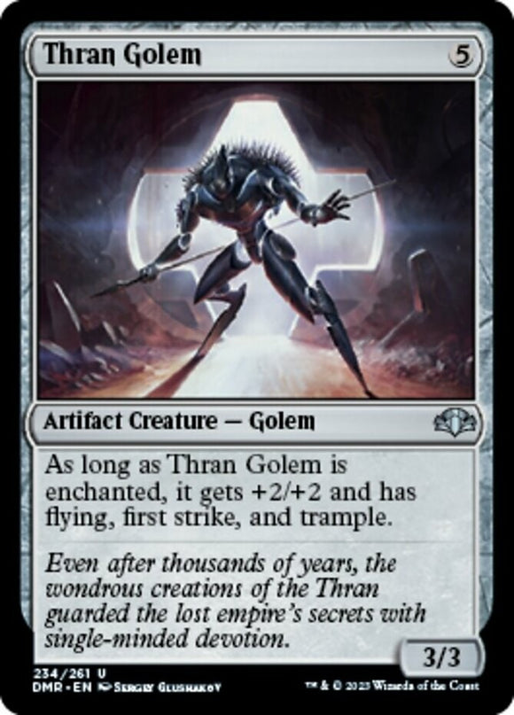 Thran Golem - Dominaria Remastered - English - NM - MTG