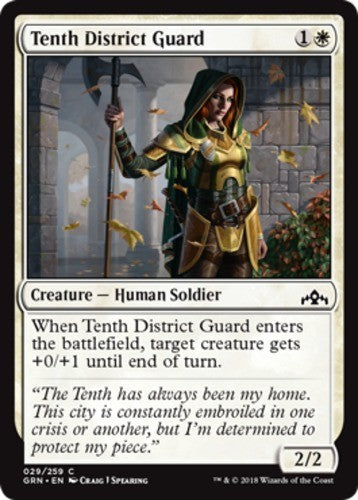 Tenth District Guard - Guilds of Ravnica - English - NM - MTG