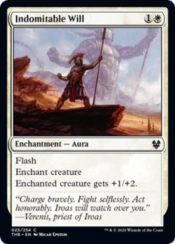 Indomitable Will - Theros Beyond Death - English - NM - MTG
