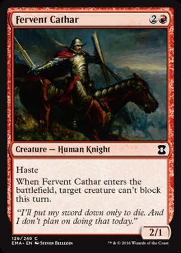 Fervent Cathar - Eternal Masters - English - NM - MTG