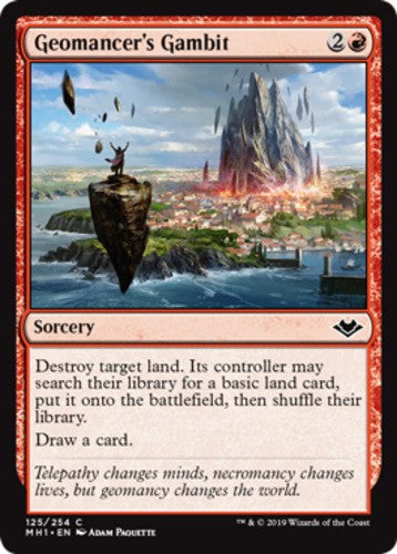 Geomancer's Gambit - Modern Horizons - English - NM - MTG