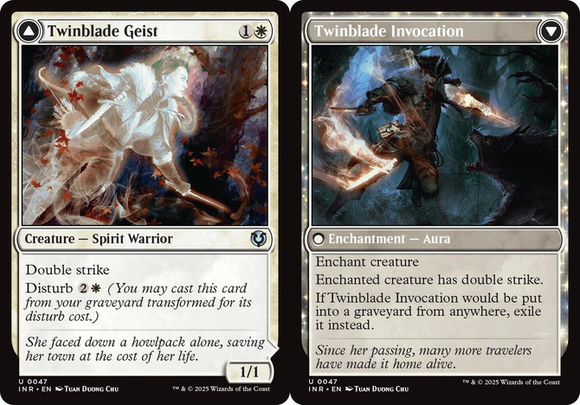 Twinblade Geist // Twinblade Invocation - Innistrad Remastered - English - NM -