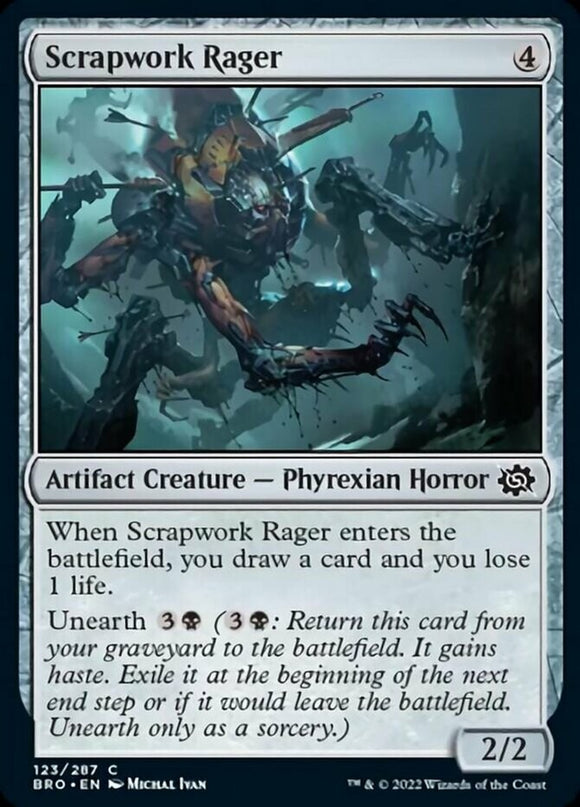 Scrapwork Rager - The Brothers' War - English - NM - MTG