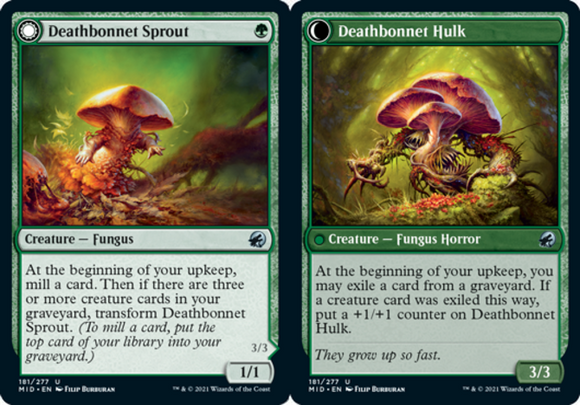 Deathbonnet Sprout // Deathbonnet Hulk - Innistrad: Midnight Hunt - English - NM