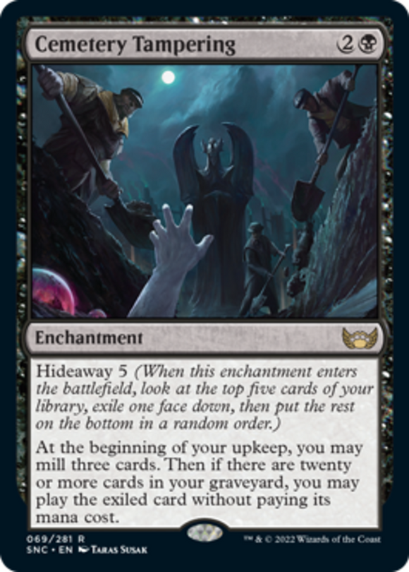 Cemetery Tampering - Streets of New Capenna - English - NM - MTG