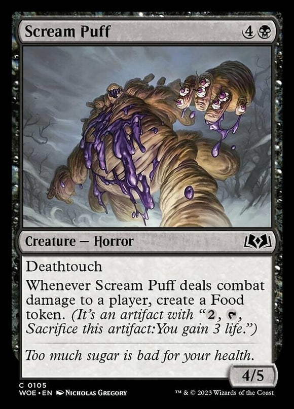 Scream Puff - Wilds of Eldraine - English - NM - MTG