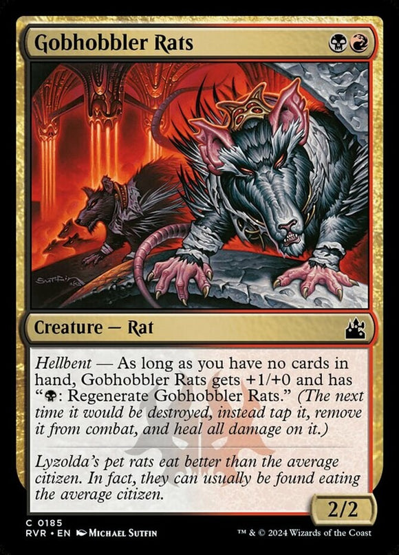 Gobhobbler Rats - Ravnica Remastered - English - NM - MTG