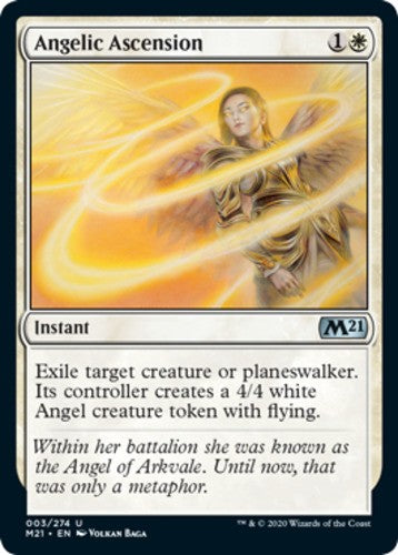Angelic Ascension - Core Set 2021 (M21) - English - NM - MTG